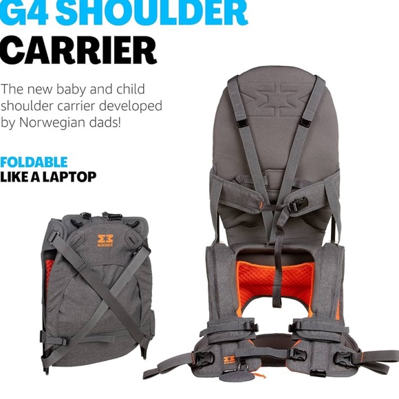 Minmeis G4 Backpack Gray with Carrier - Picture 5 of 5